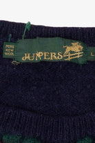Vintage Jumpers Raised Knit Baskets Sweater (1980s)