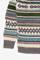 Vintage Hand Knit Blue Ganesh Himal Nepal Sweater (1980s)