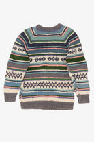 Vintage Hand Knit Blue Ganesh Himal Nepal Sweater (1980s)