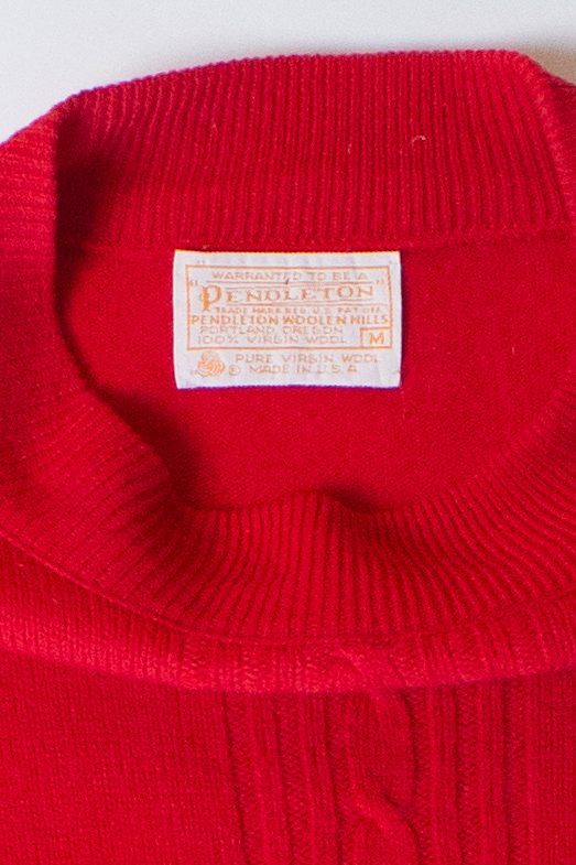 Vintage Red Pendleton Sweater (1990s)
