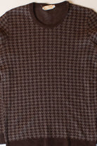 Vintage Bonwit Teller Houndstooth Sweater (1980s)