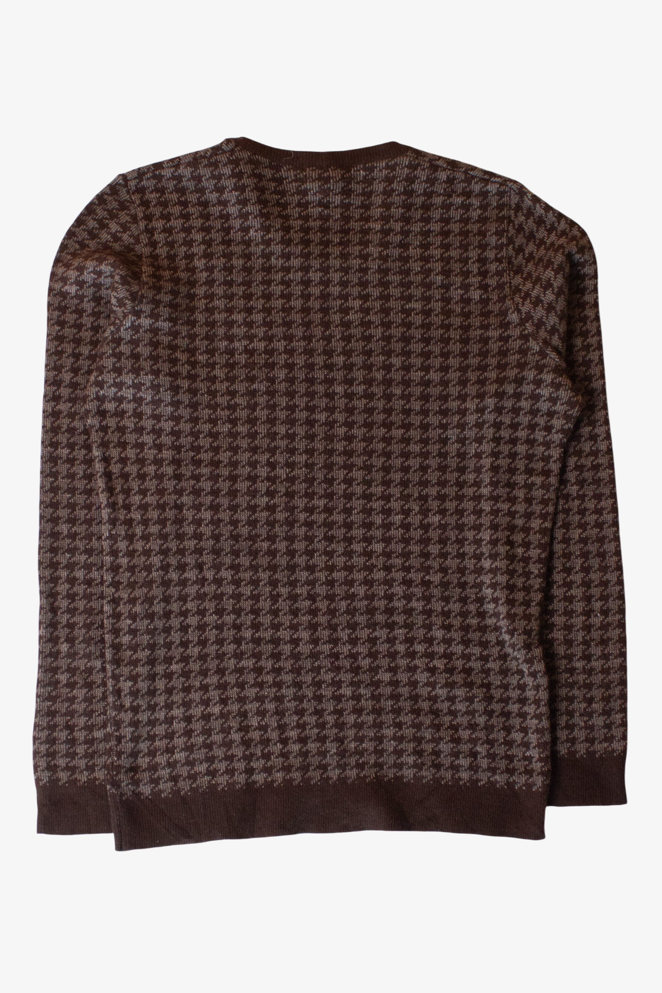 Vintage Bonwit Teller Houndstooth Sweater (1980s)