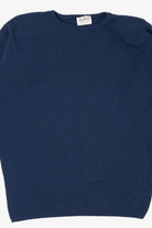 Vintage Navy Blue Sweetree Ribbed Sweater (1980s)