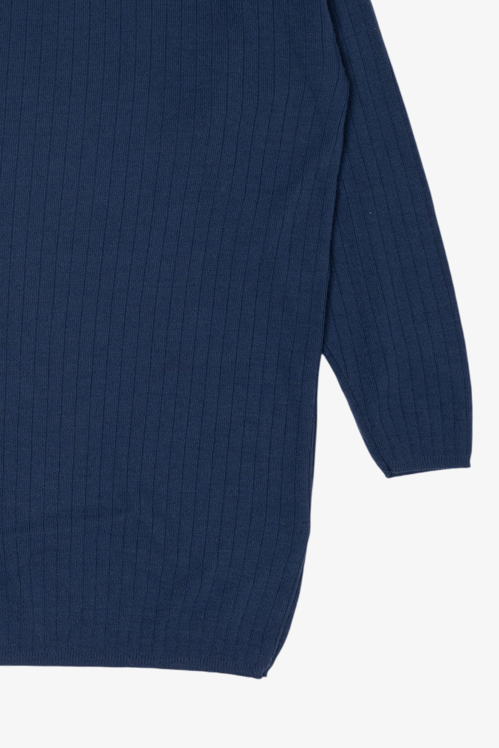 Vintage Navy Blue Sweetree Ribbed Sweater (1980s)