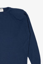 Vintage Navy Blue Sweetree Ribbed Sweater (1980s)