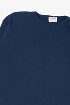 Vintage Navy Blue Sweetree Ribbed Sweater (1980s)