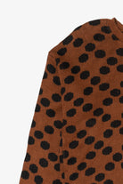 Vintage Brown Spotted Cheetah Graphic Sweater (1990s)