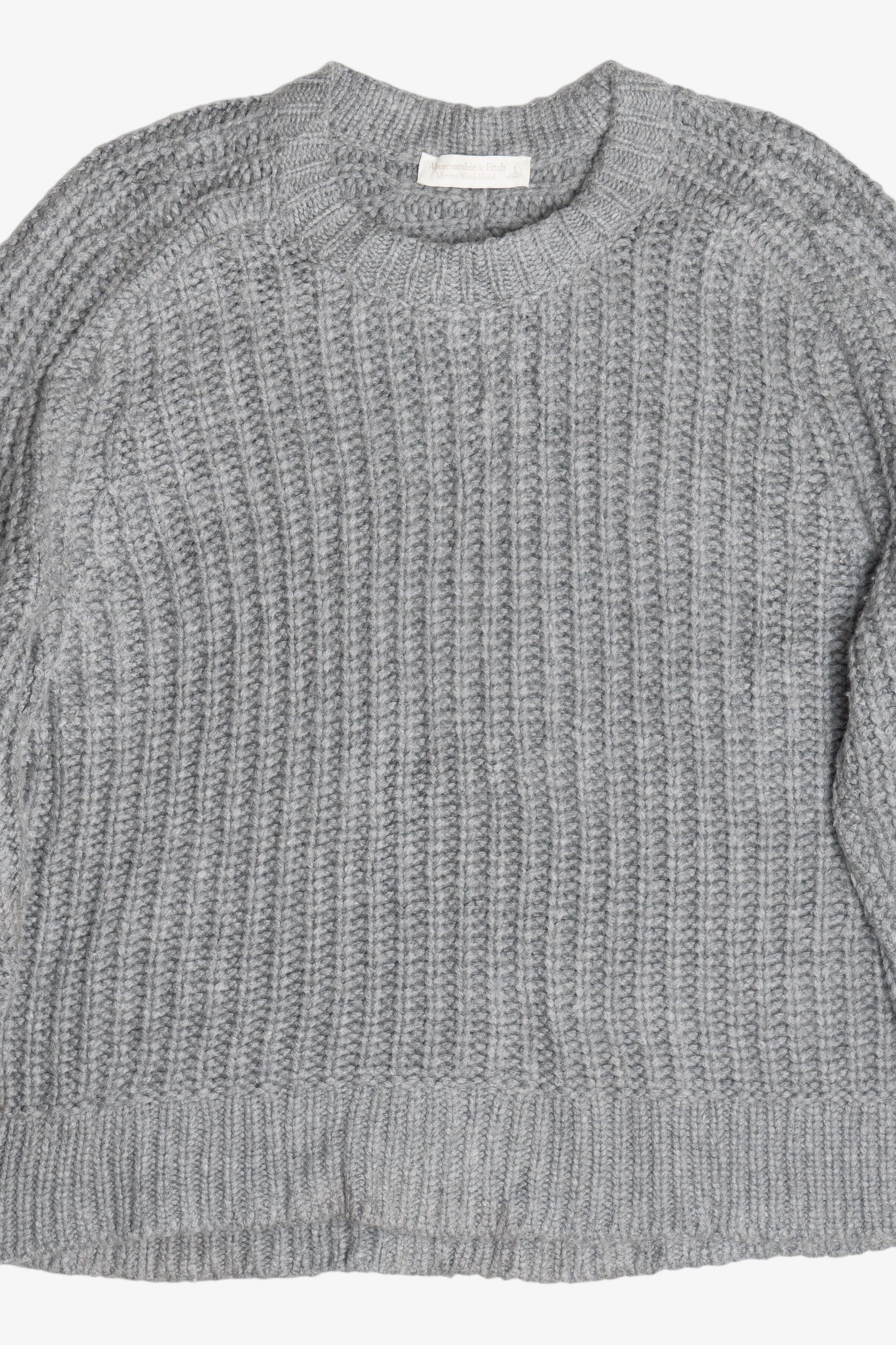 Abercrombie & Fitch Merino Wool Blend Fisherman Sweater (2020s)