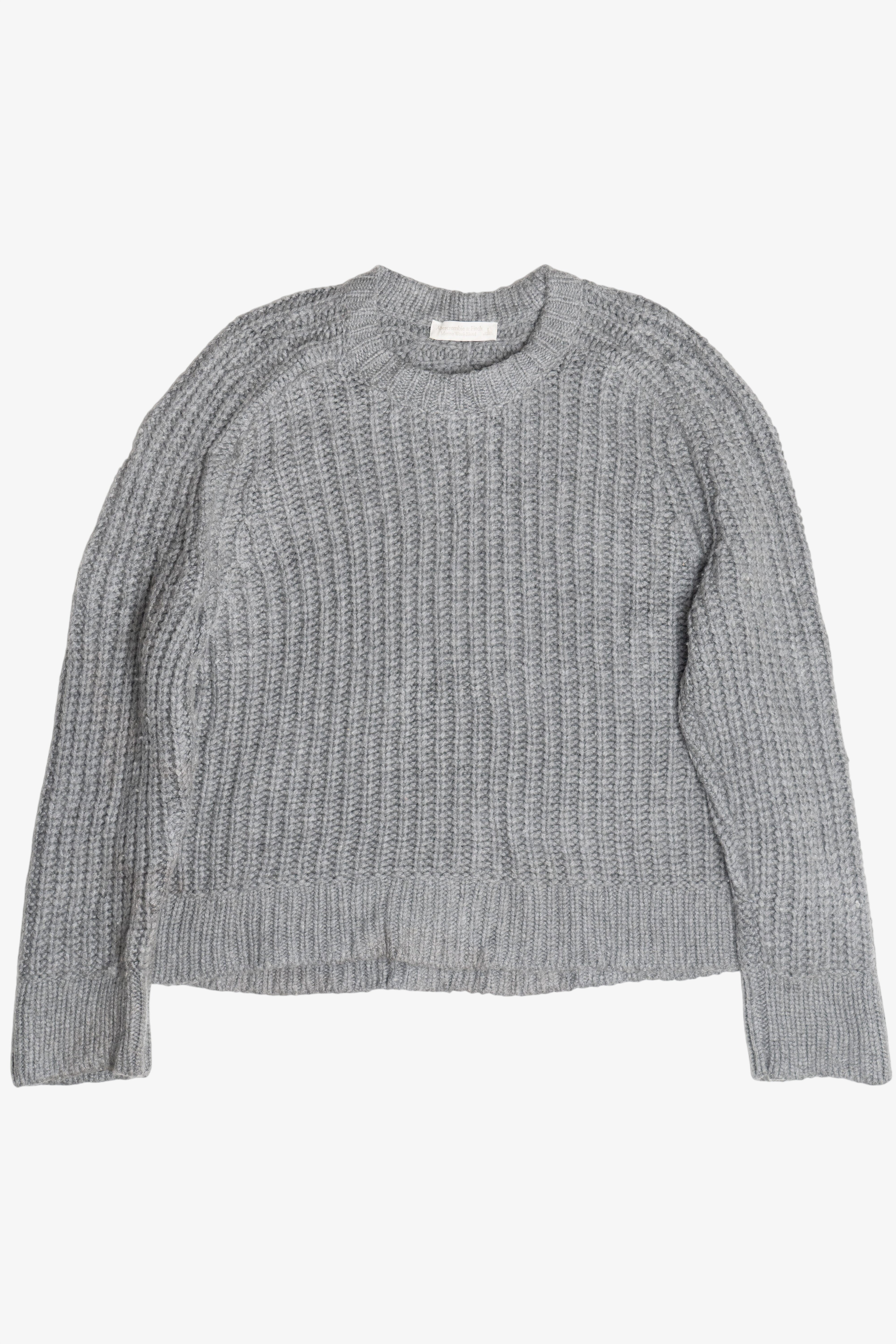 Abercrombie & Fitch Merino Wool Blend Fisherman Sweater (2020s)
