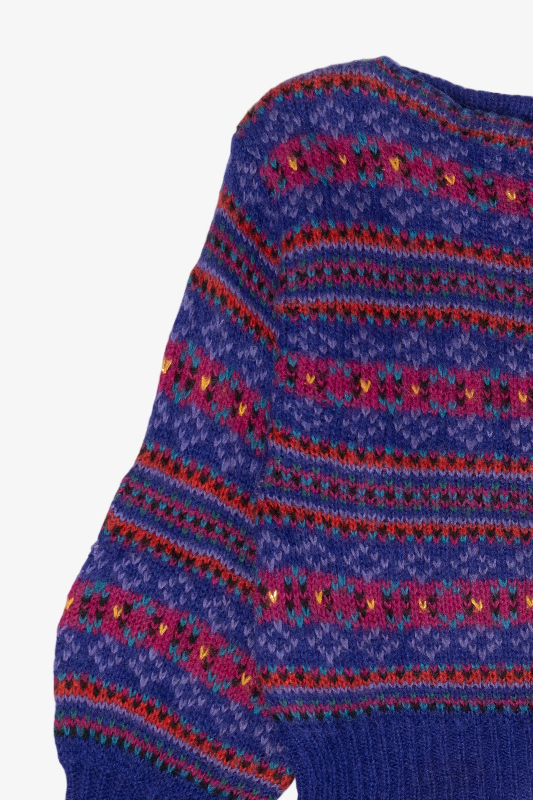 Vintage Purple Mirage Sweater (1980s)