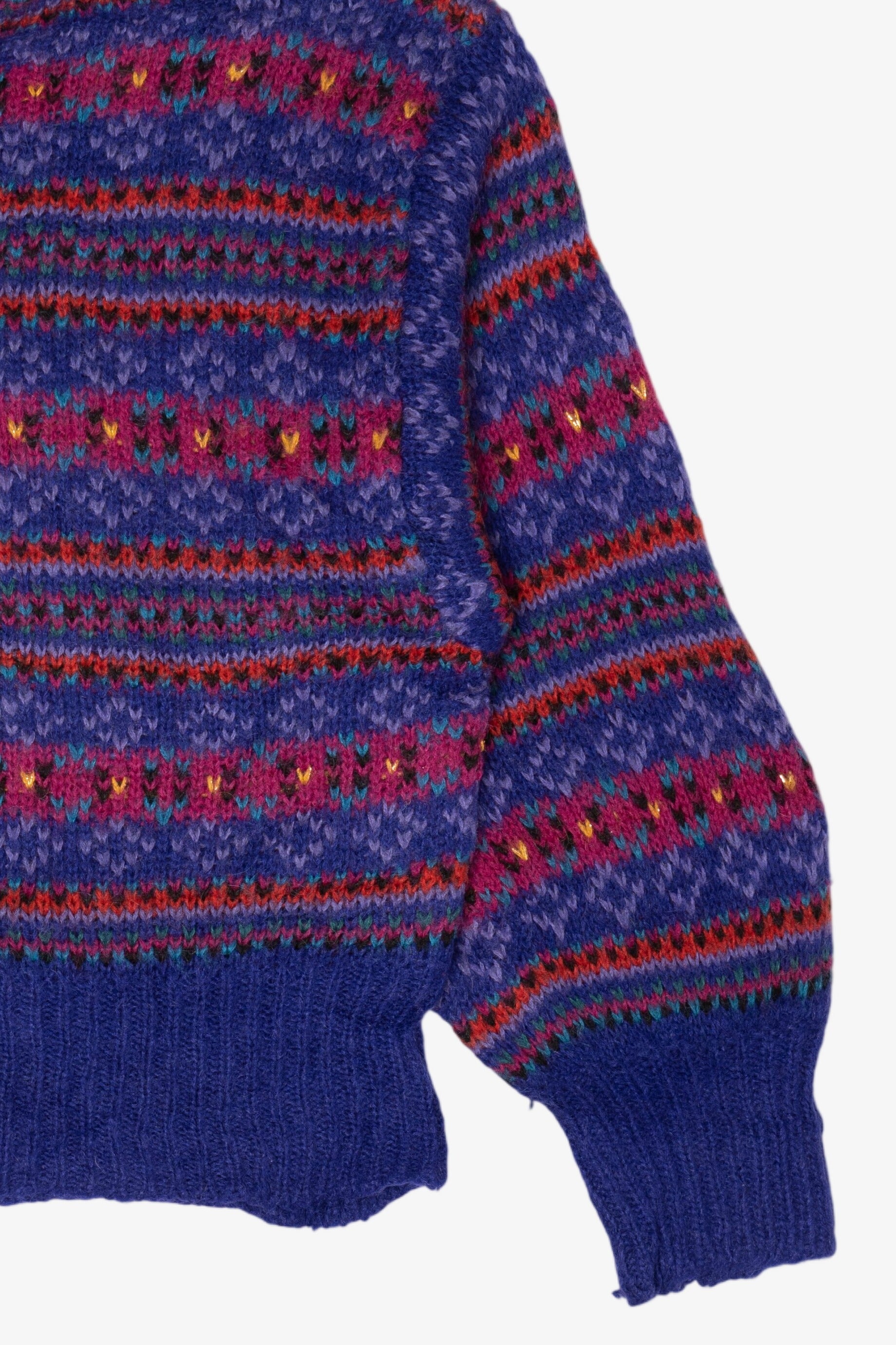Vintage Purple Mirage Sweater (1980s)