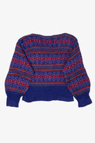 Vintage Purple Mirage Sweater (1980s)