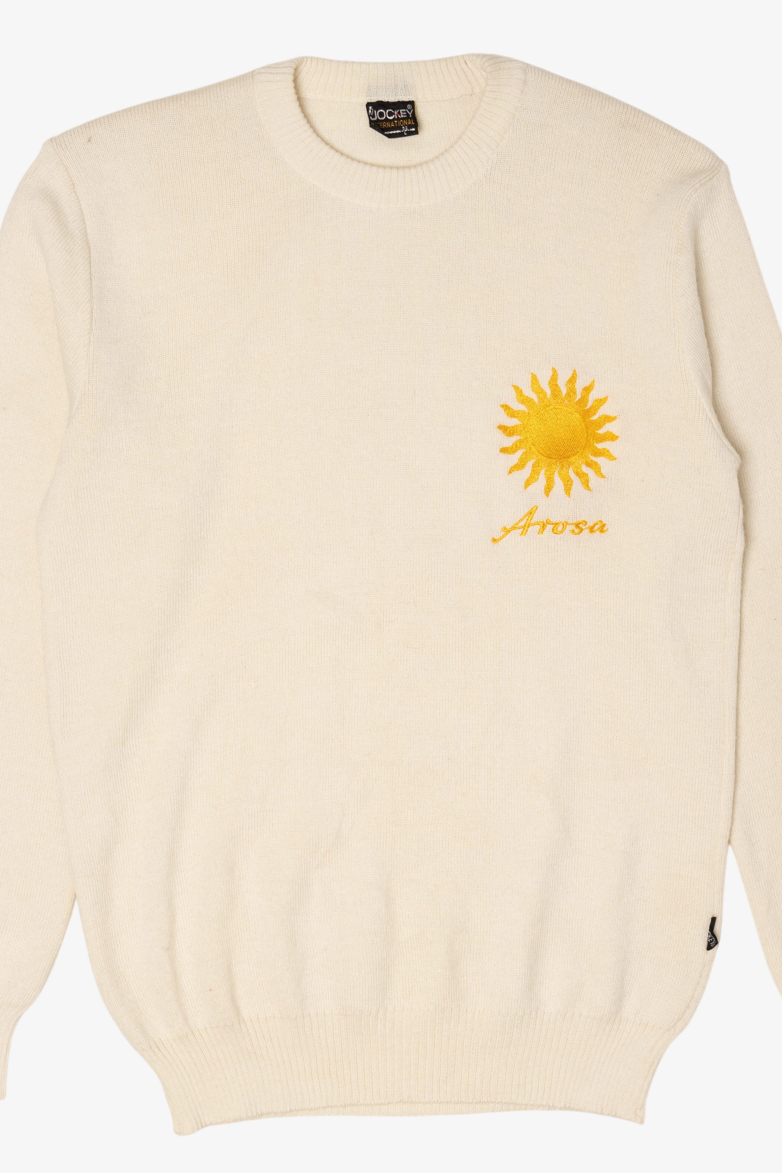 Vintage Ivory Jockey International "Arosa" Sun Sweater (1970s)