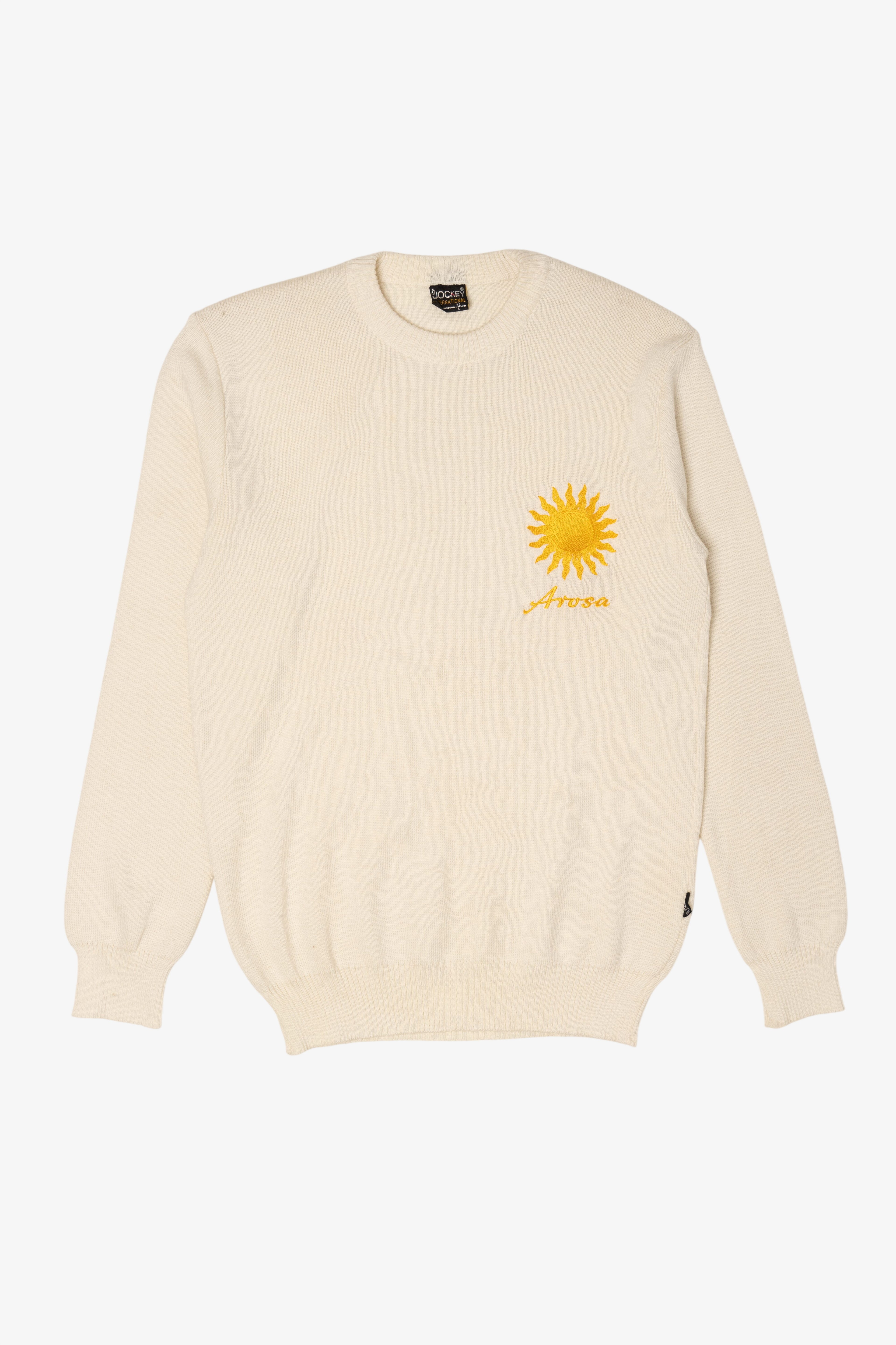 Vintage Ivory Jockey International "Arosa" Sun Sweater (1970s)