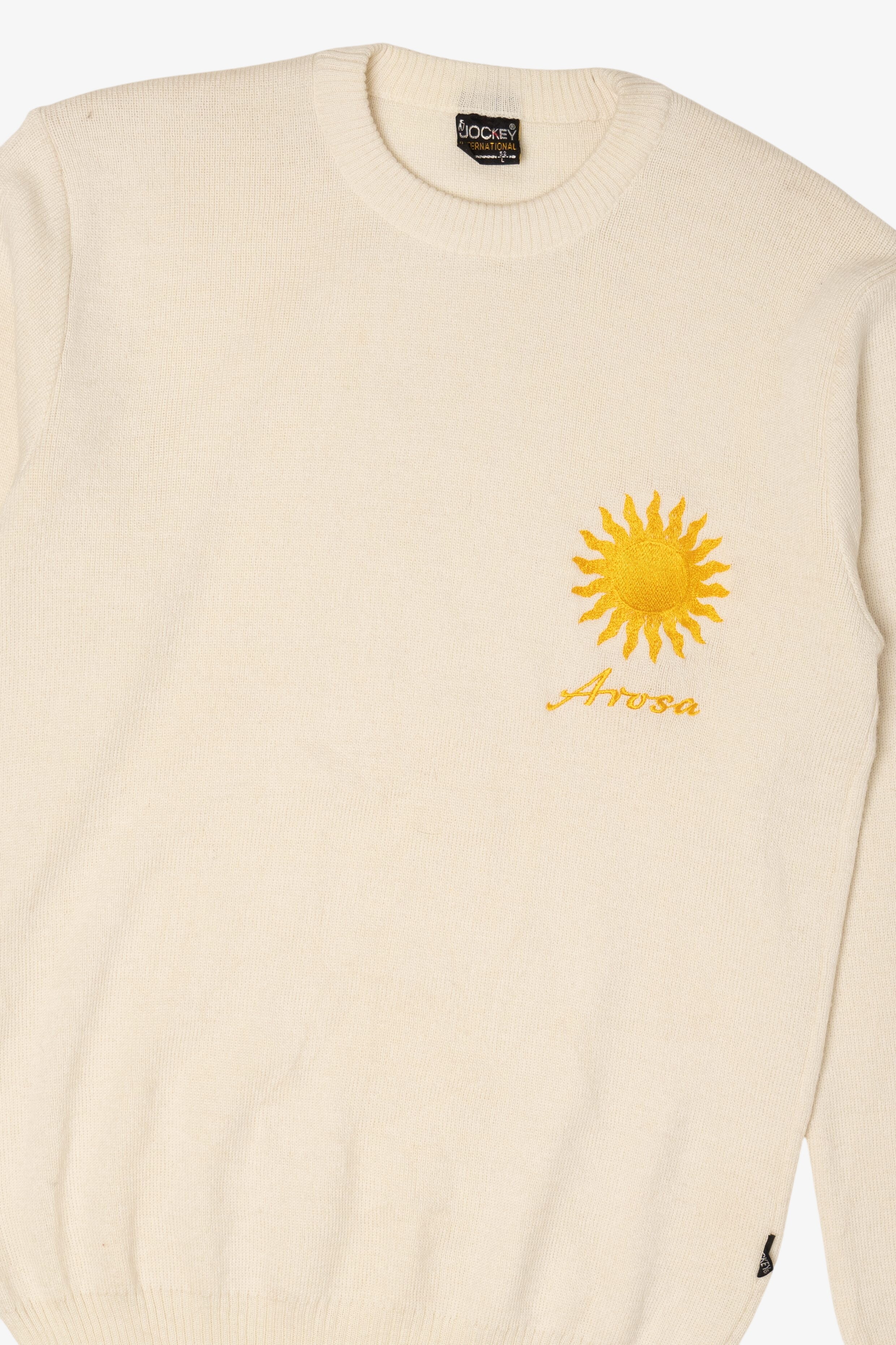 Vintage Ivory Jockey International "Arosa" Sun Sweater (1970s)