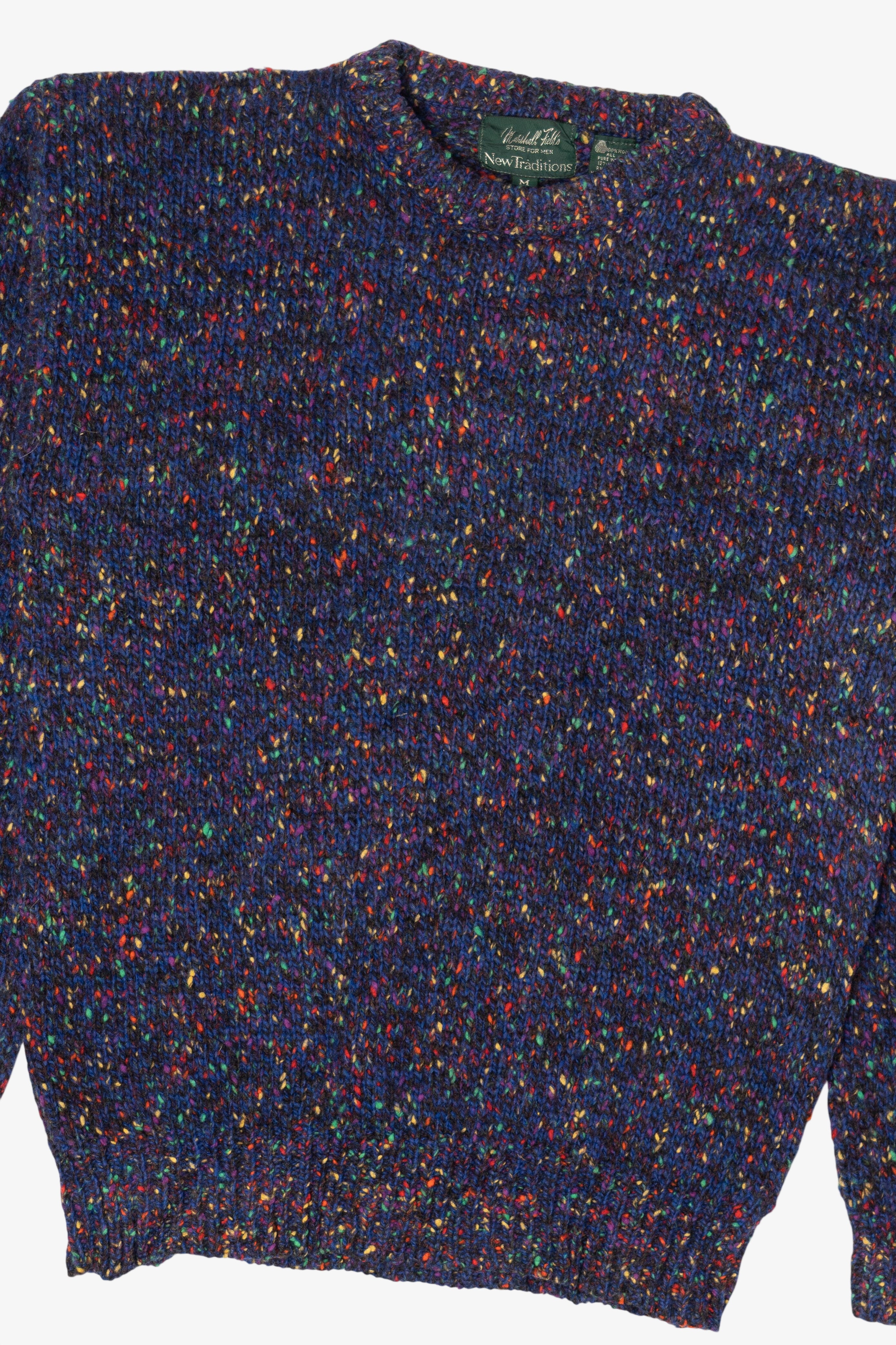 Vintage Marshall Field's Colorful Speckled Sweater (1980s)