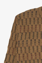 Vintage Brown Towncraft Knit Textured Sweater (1990s)