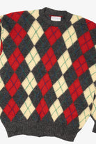 Vintage Bullock & Jones Argyle Sweater (1980s)