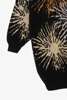 Vintage Black Dana Scott Sun Bursts Sweater (1980s)