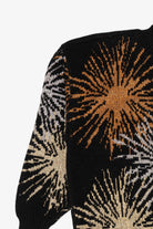 Vintage Black Dana Scott Sun Bursts Sweater (1980s)