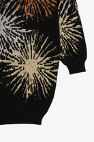 Vintage Black Dana Scott Sun Bursts Sweater (1980s)