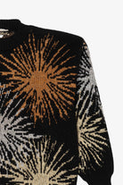 Vintage Black Dana Scott Sun Bursts Sweater (1980s)