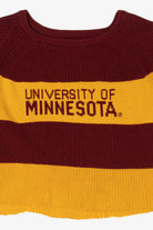 University Of Minnesota Striped Cutoff Sweater (2010s)