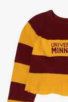 University Of Minnesota Striped Cutoff Sweater (2010s)