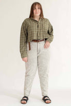 Cropped Woolrich Flannel Shirt (2000s)