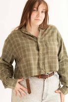 Cropped Woolrich Flannel Shirt (2000s)