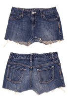 Cut Off Denim Shorts 25