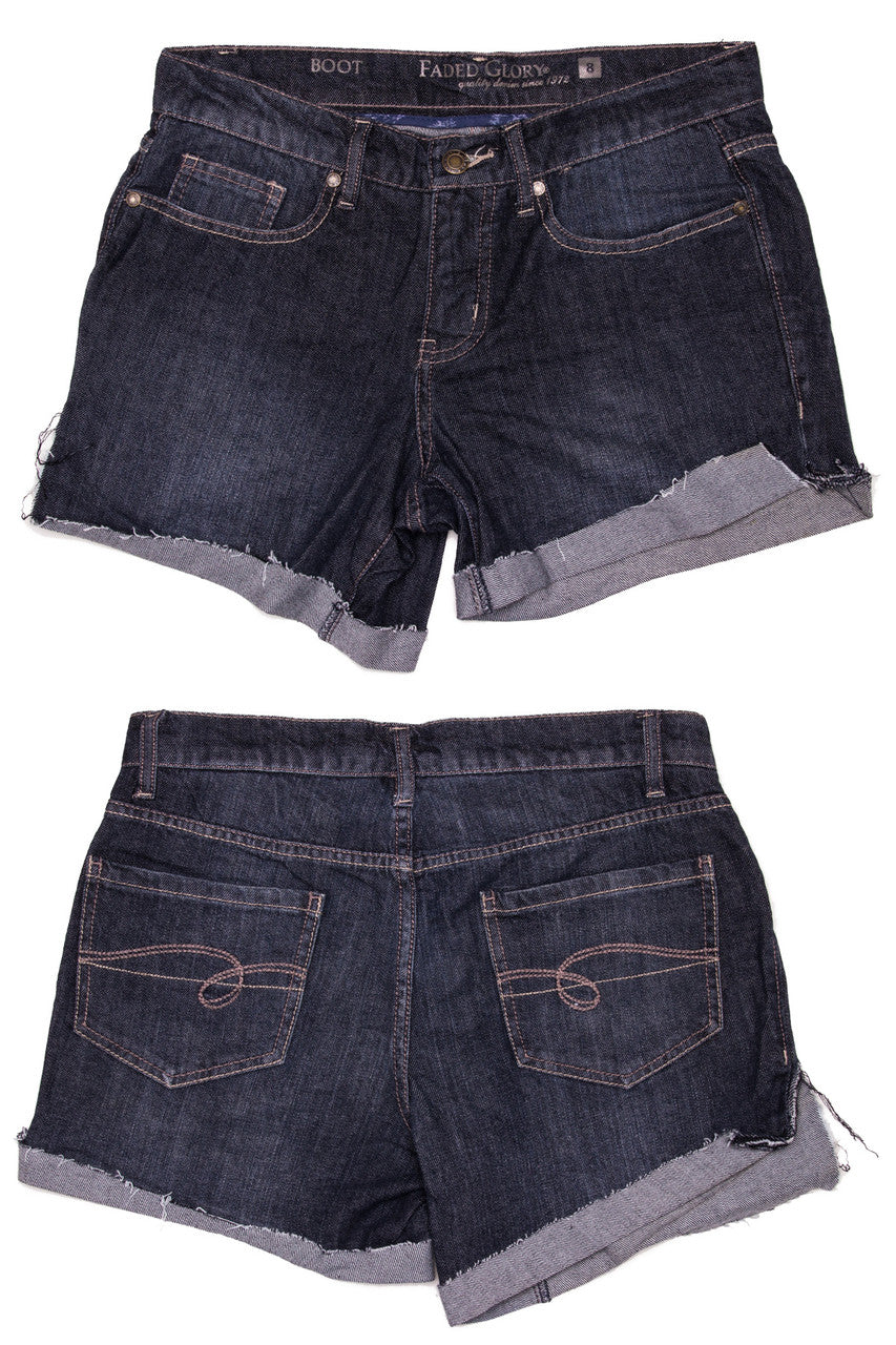 Cut Off Denim Shorts 27