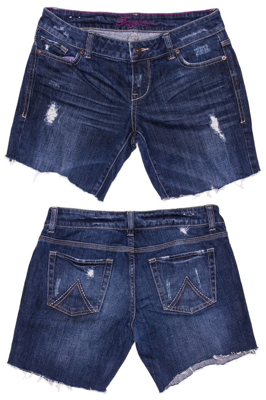 Cut Off Denim Shorts 41