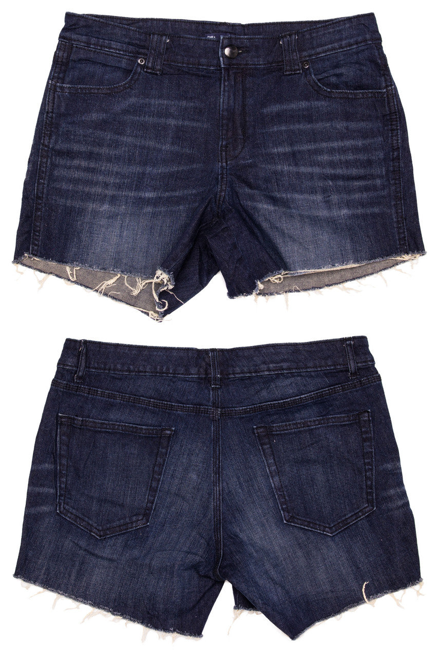 Cut Off Denim Shorts 42