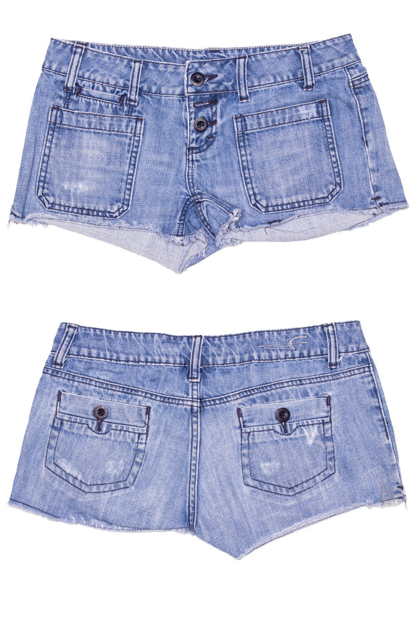 Cut Off Denim Shorts 47