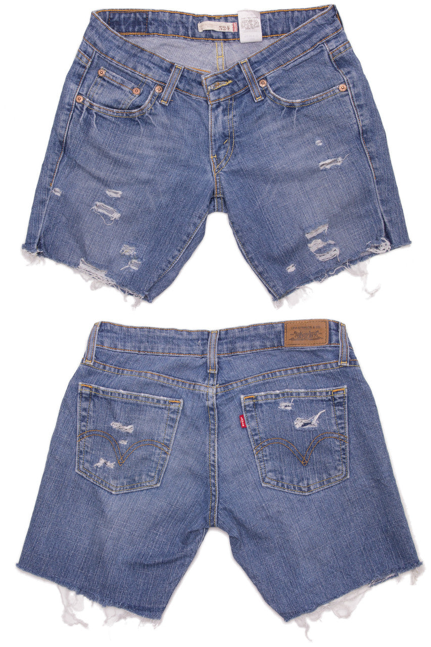 Cut Off Denim Shorts 52