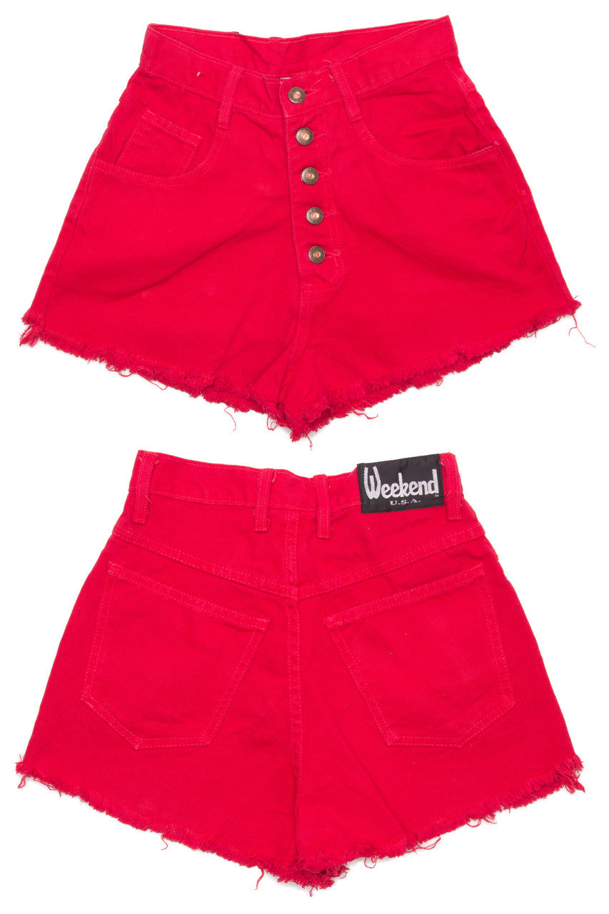 Cut Off Denim Shorts 71
