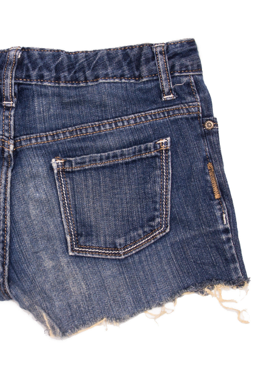 Cut Off Denim Shorts 25