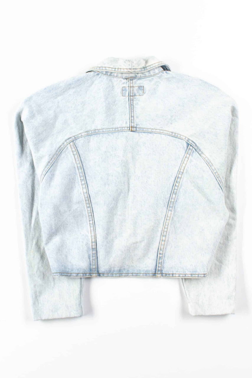 Vintage Cropped Denim Jacket 1114