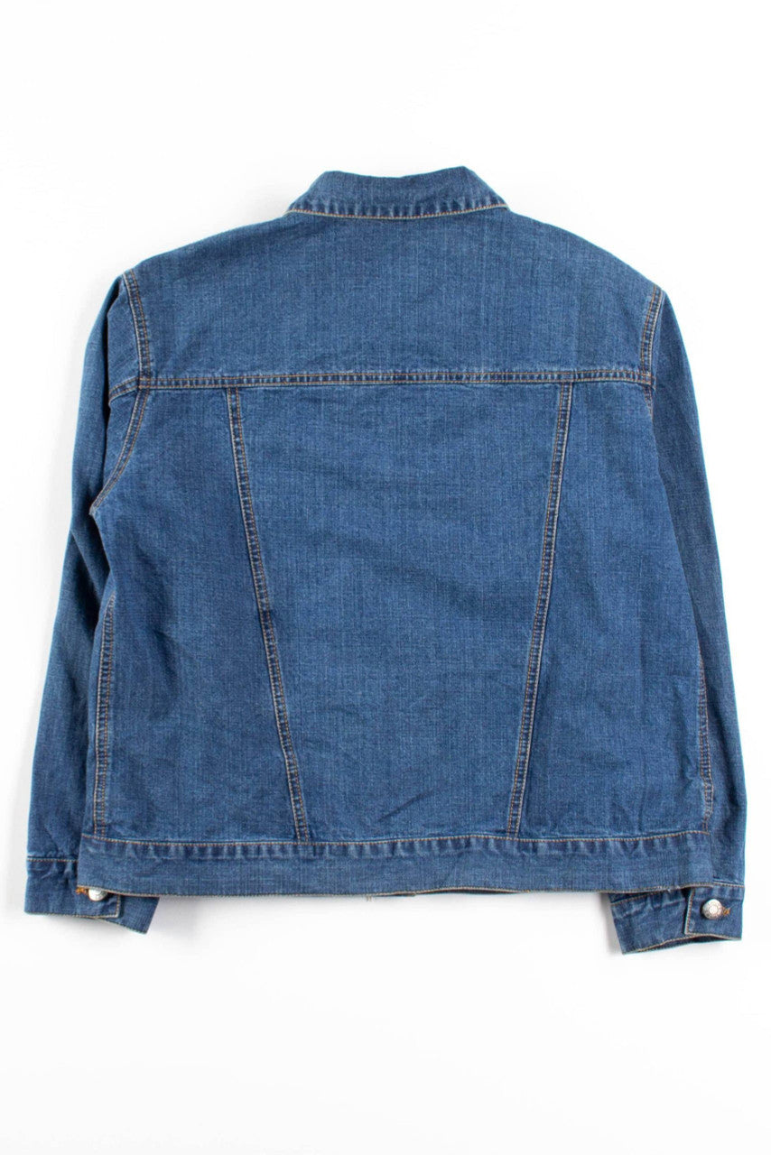 Silk Lined Denim Jacket 1189