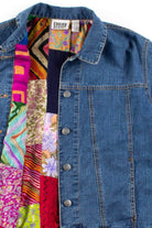 Silk Lined Denim Jacket 1189