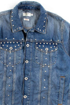 Vintage Studded Denim Jacket 1202