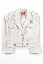 Vintage Floral Denim Jacket 1194