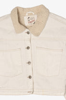 Vintage Y2k Stoosh White Denim Jacket (2000s)