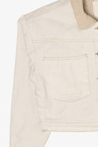Vintage Y2k Stoosh White Denim Jacket (2000s)