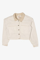 Vintage Y2k Stoosh White Denim Jacket (2000s)