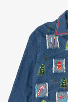 Vintage New Directions Christmas Denim Jacket (1990s)