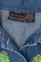 Vintage New Directions Christmas Denim Jacket (1990s)
