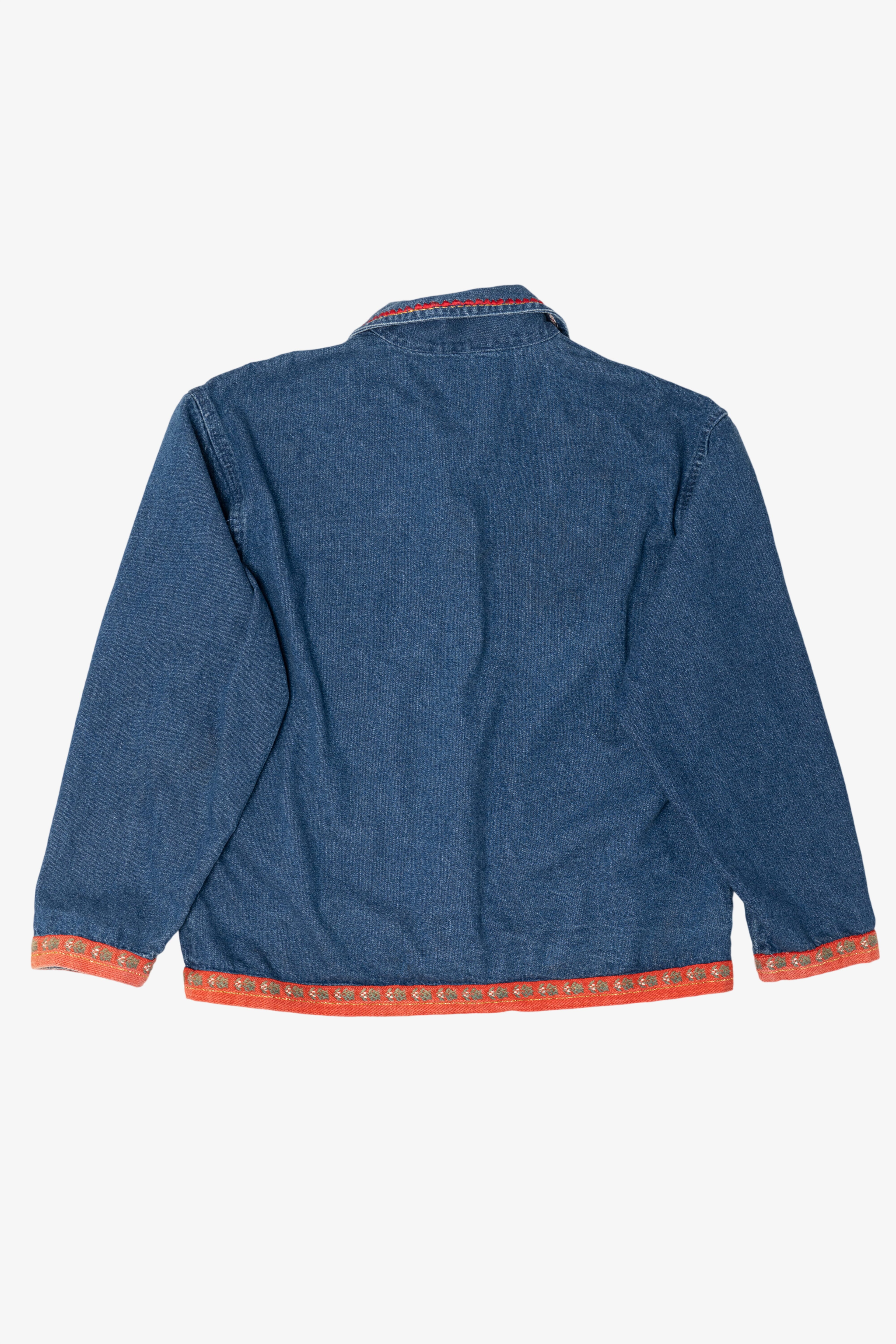 Vintage New Directions Christmas Denim Jacket (1990s)