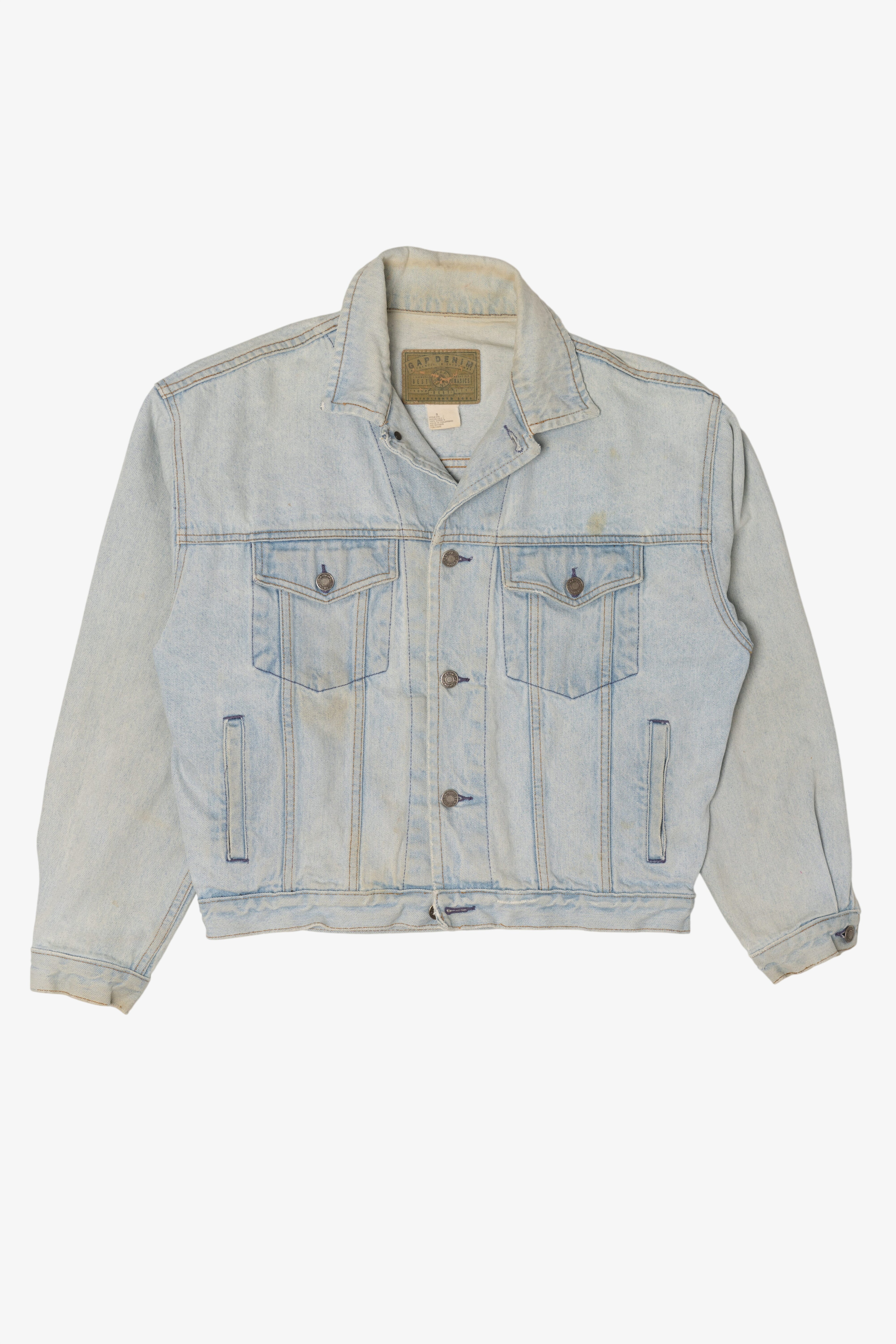 Vintage Distressed Gap Denim Jacket (1990s)